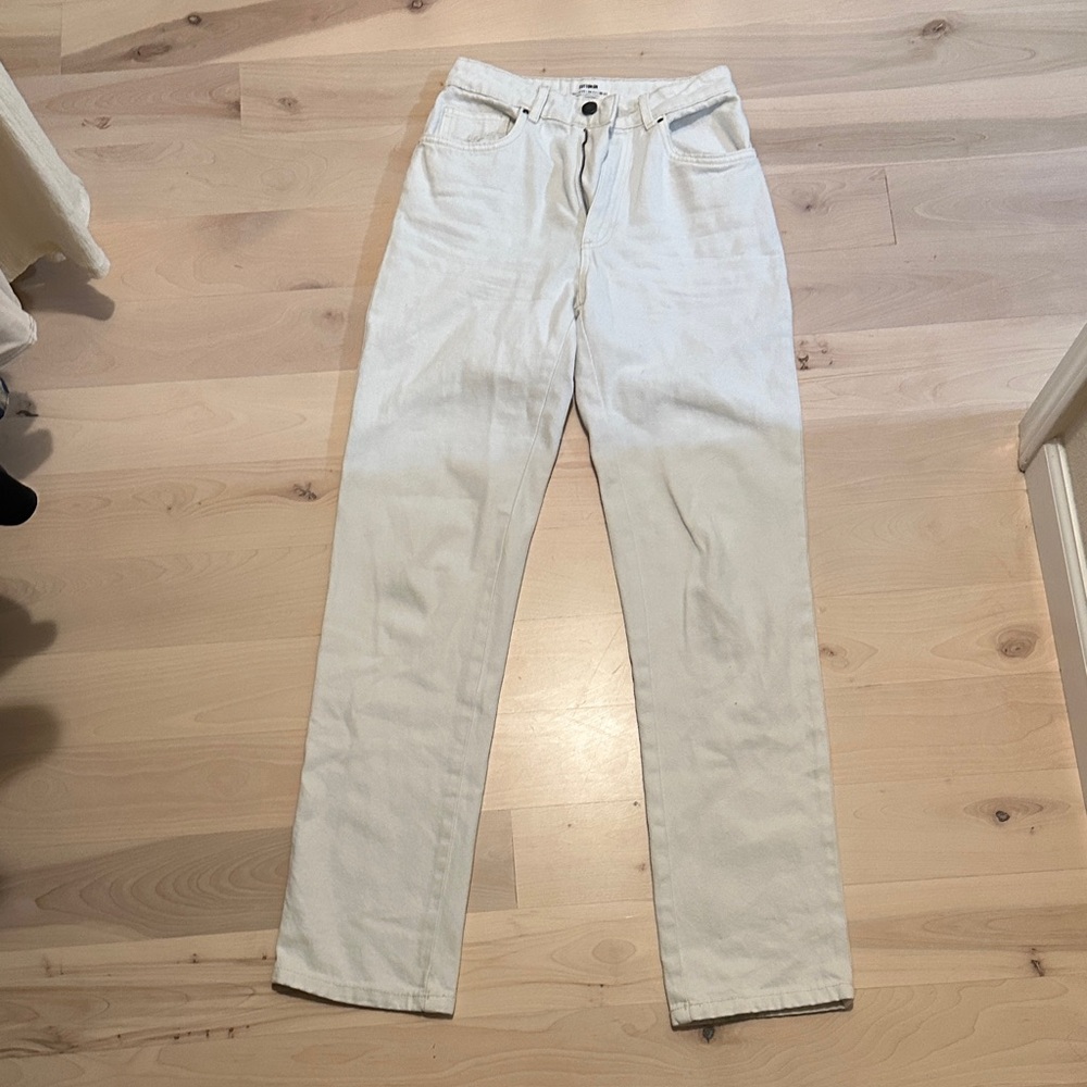 Cotton On Cream High-Rise Jeans